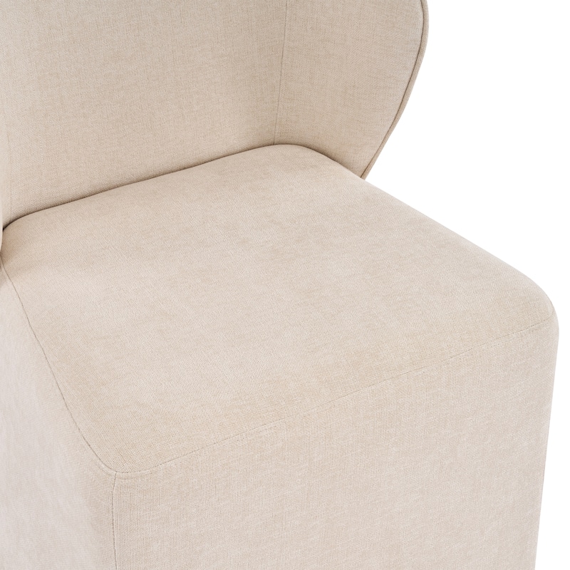 Christopher Knight Home - Forest 7-Piece Upholstered Dining Set with 84" Rectangular Pillar Base Dining Table