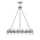 preview thumbnail 9 of 13, Vater 18-Light Single Tier 32-inch Chandelier with Metal Support Rods