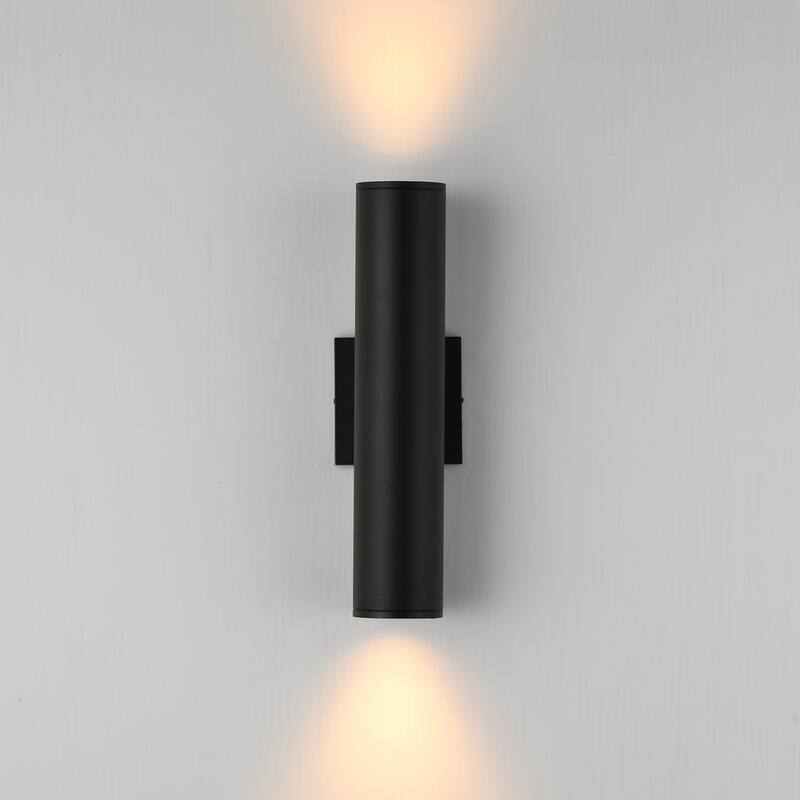 Maxim 86223 Caldera 2 Light 15" Tall ADA Compliant LED Outdoor Wall