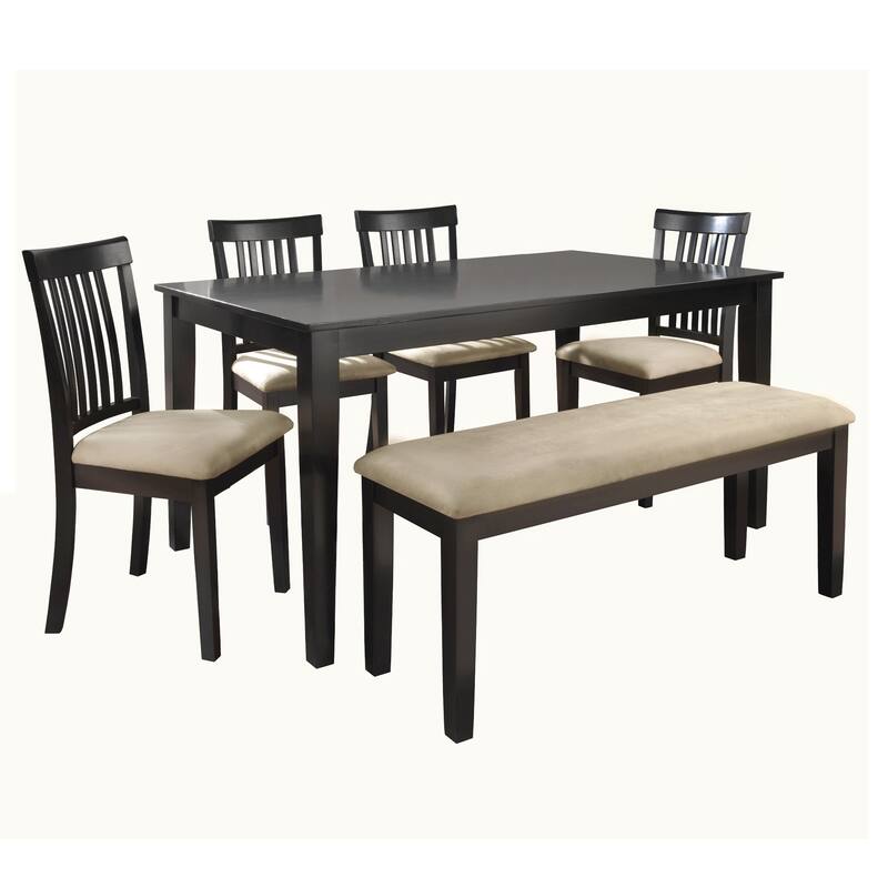 Wilmington Black Wood Dining Set by iNSPIRE Q Classic
