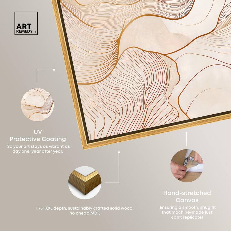 Contoured Reverie II Canvas by Art Remedy