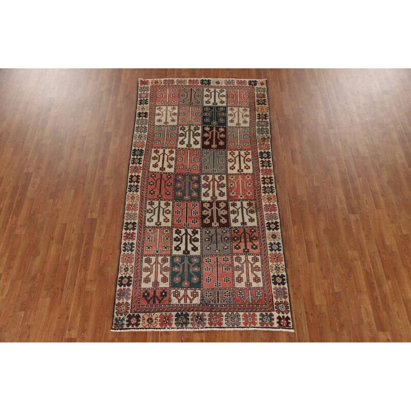 Garden Design Bakhtiari Persian Vintage Runner Rug - 4'5"x 8'11"