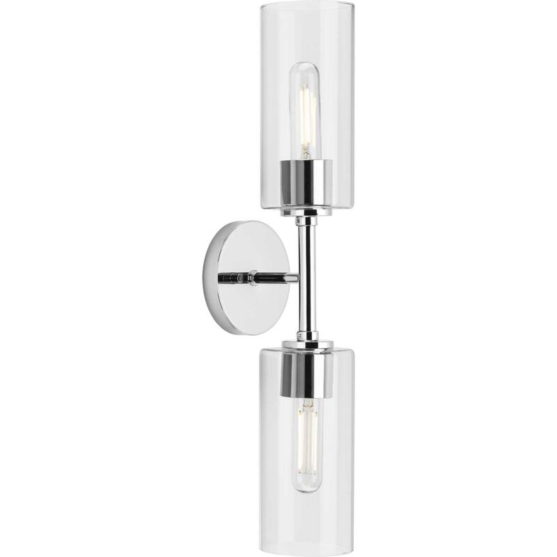 Progress Lighting P710115 Cofield 2 Light 5" Tall Wall Sconce with - Polished Chrome