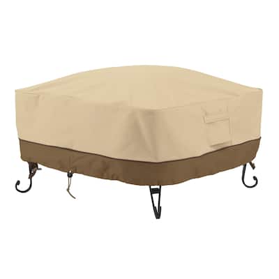 Classic Accessories Veranda Water-Resistant 36 Inch Full Coverage Square Fire Pit Cover