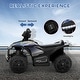 preview thumbnail 14 of 25, Qaba Kids ATV Quad, 6V Ride On Toy with Rechargeable Battery, Light, Forward & Reverse, 4 Wheeler Battery Powered for Boys Girls