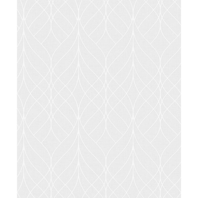 Advantage Hartley Light Grey Geo Wallpaper