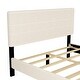preview thumbnail 18 of 20, Queen Upholstered Bed and Storage Ottoman Set, 2-Piece Bedroom Furniture