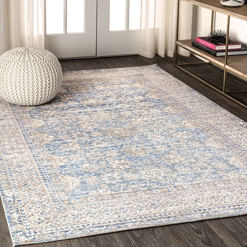 JONATHAN Y Xlendi English Country Argyle Area Rug