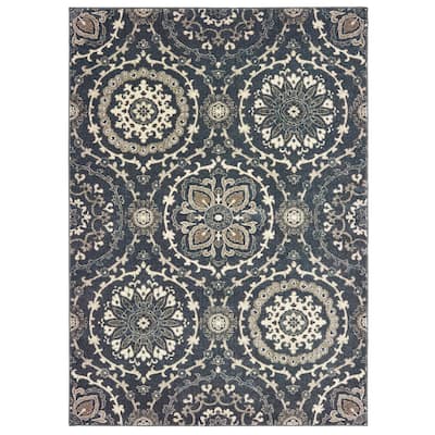 Style Haven Rothbury Floating Medallions Area Rug