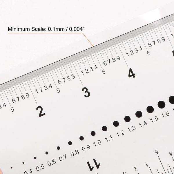 Film Flexible Ruler PET Plastic Folding Straight Ruler Calibration Soft ...