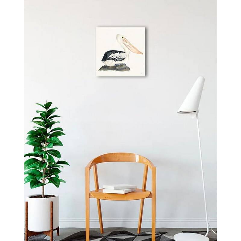 Tropical Fun Bird II Art Poster - Print On Demand - 18 x 18 Inch