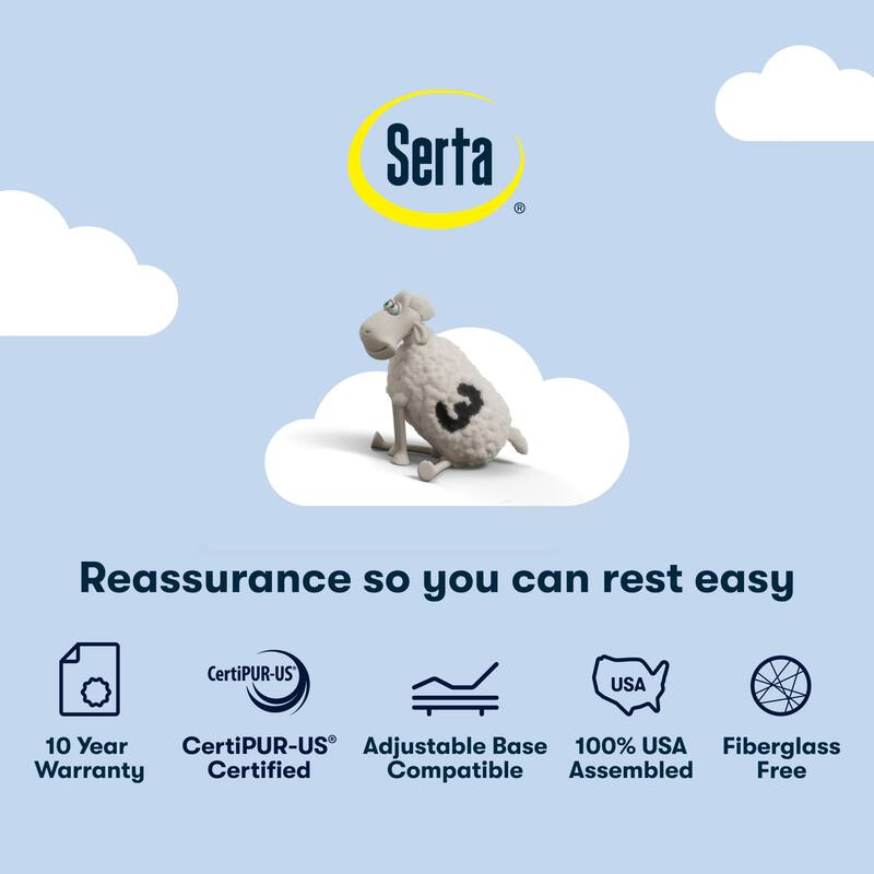 Serta Sleep to Go 11" Hybrid Firm Mattress in a Box