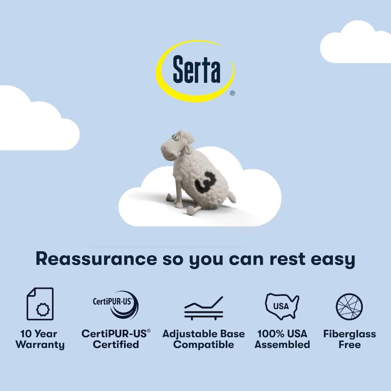 Serta Sleep to Go 12" Hybrid Medium Mattress in a Box