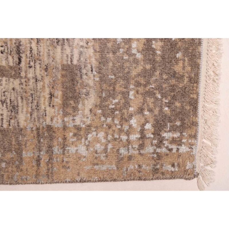 ECARPETGALLERY Hand-knotted Legacy Beige Silk, Wool Rug - 8'10 x 12'2