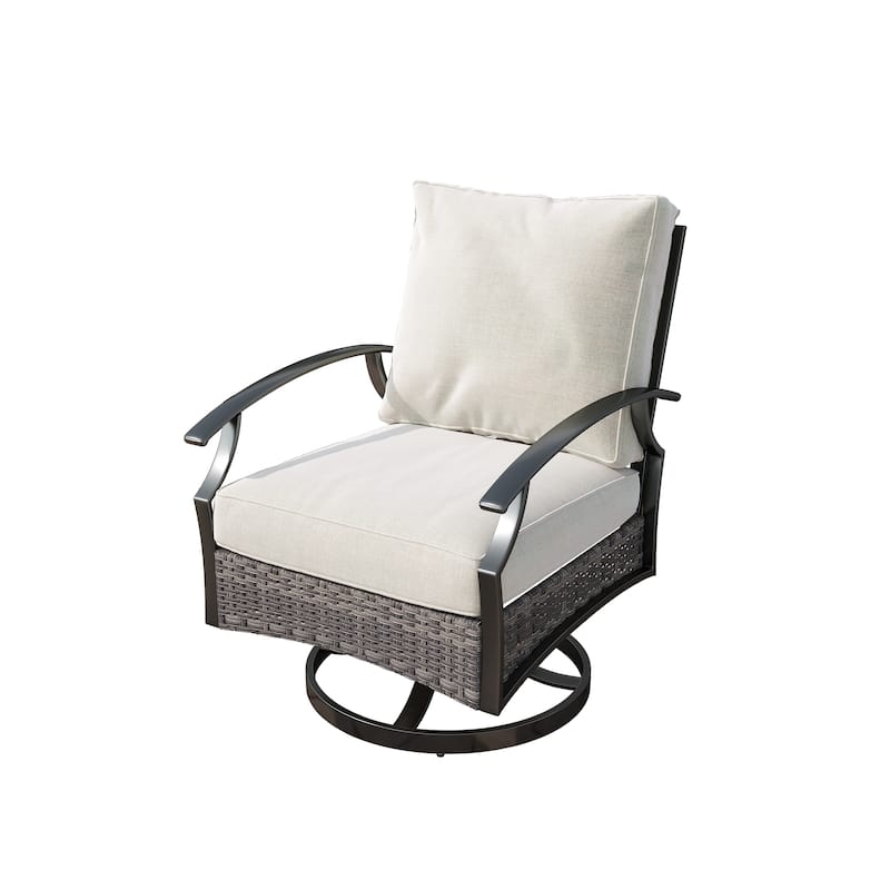 6-Piece Patio Sofa Furniture Set Outdoor Seating Group with Cushions