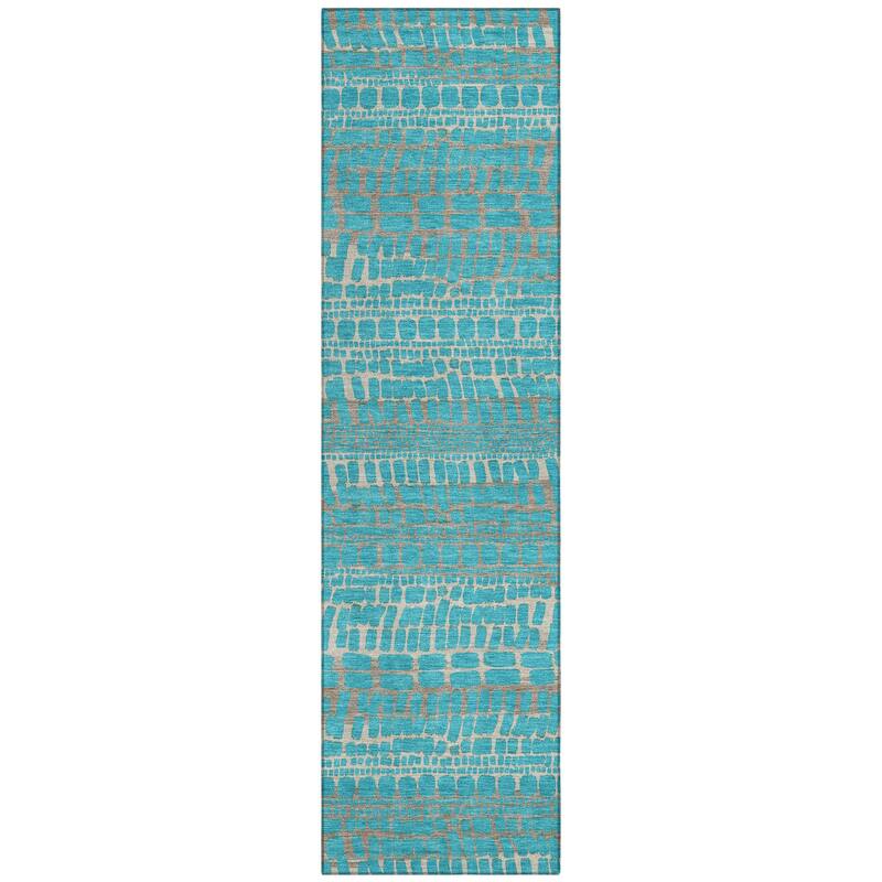 Machine Washable Indoor/ Outdoor Modern Winfield Chantille Rug