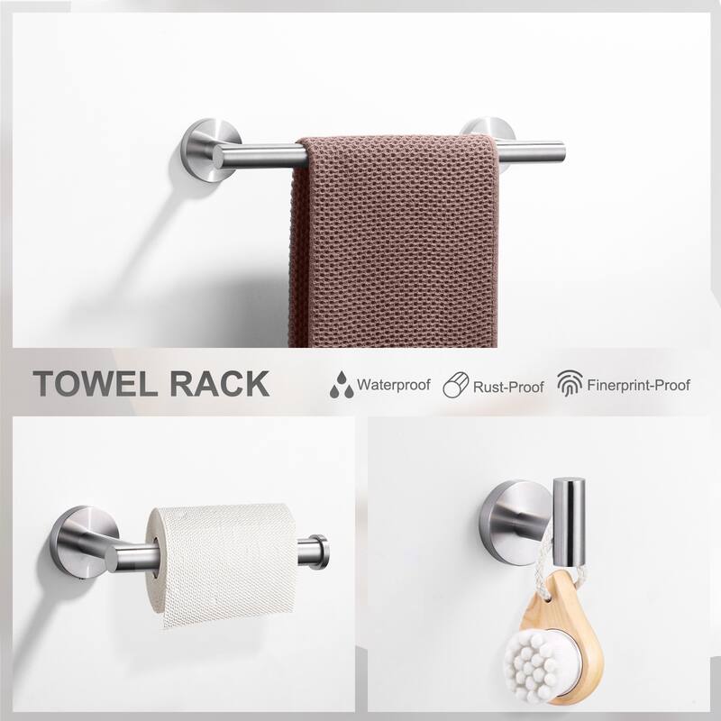 WOWOW 3-Pieces Bathroom Hardware Set
