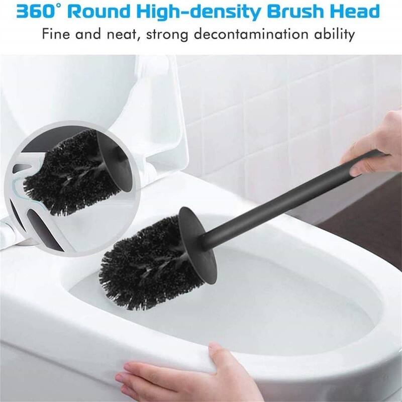 Toilet Bowl Brush - 17.09"L x 3.15"W x 3.15"H