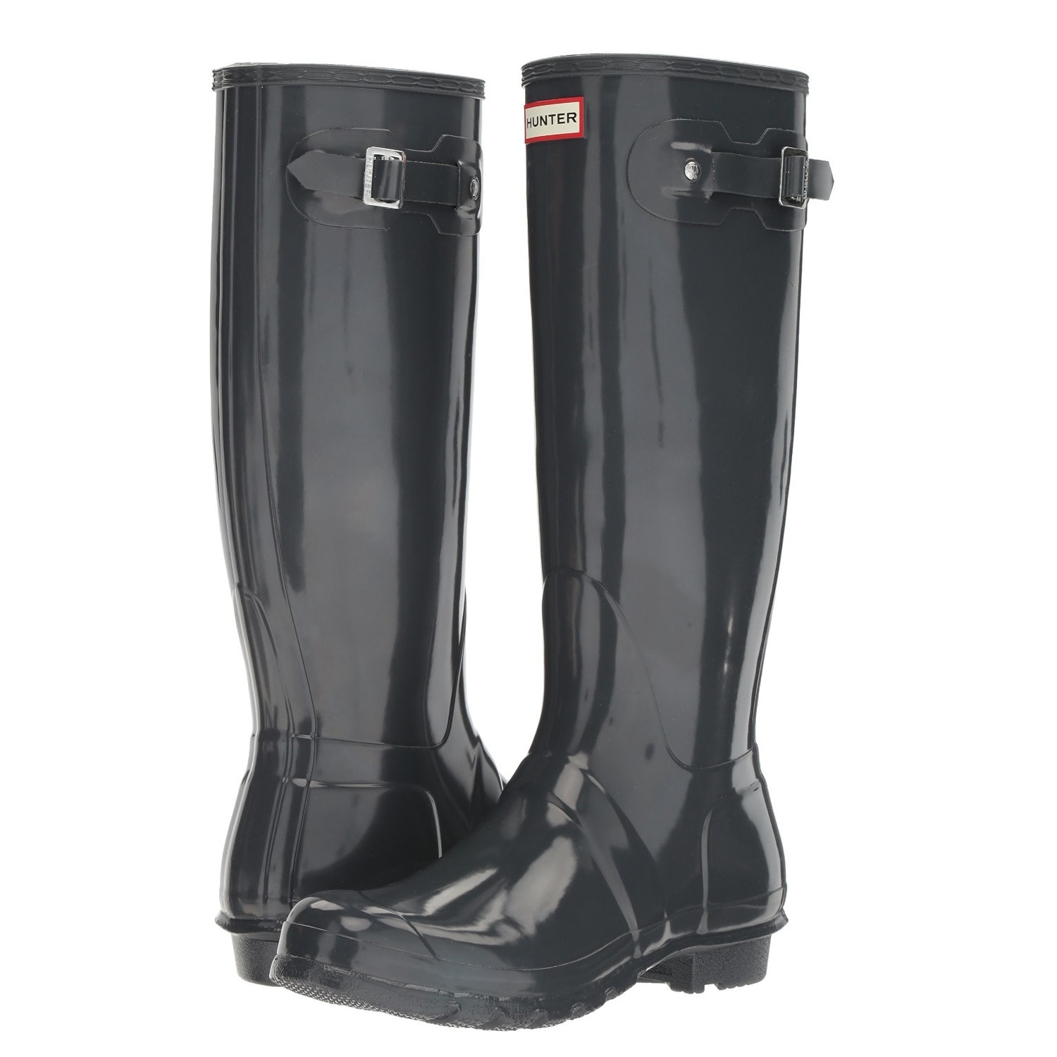 dark slate hunter rain boots