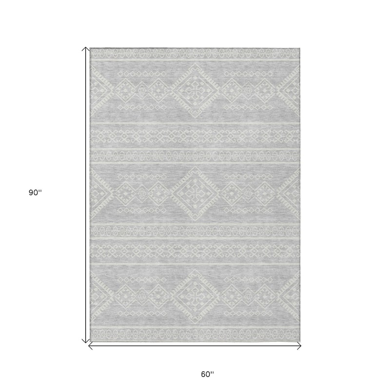 HomeRoots Southwestern Transitional Rectangle Outdoor Rug