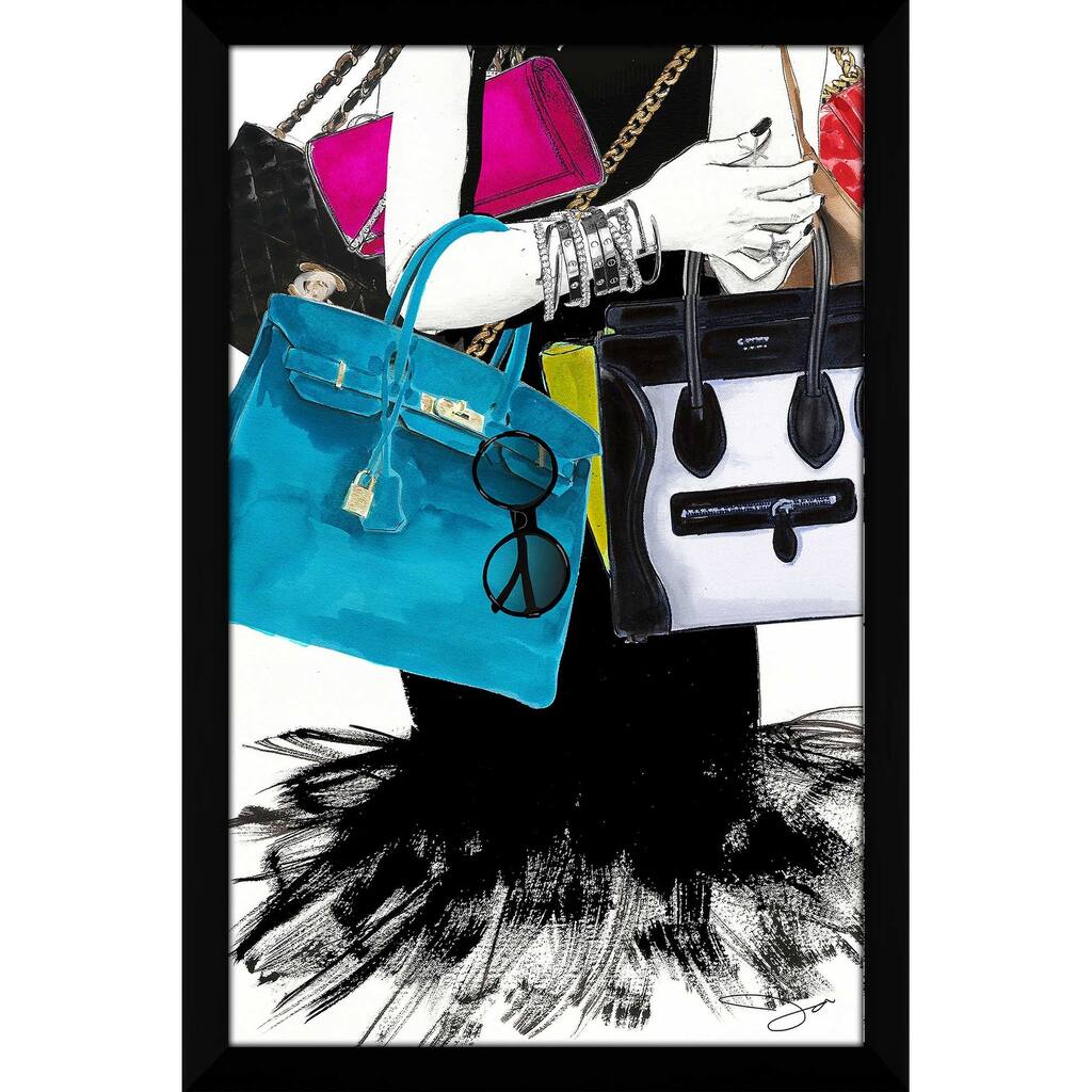 "My Bags Are Designer" by Jodi Print on Acrylic