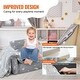 preview thumbnail 5 of 7, Grey Fleece Glow Foldable Kids Sofa Chair with 25D Foam and Blanket - 24.01“L x 16.93” W x 15.75” H