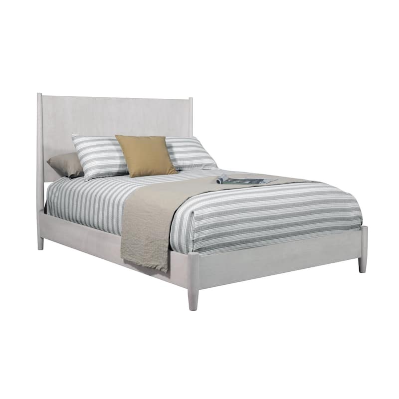 HomeRoots Gray Solid Wood California King Bed Frame