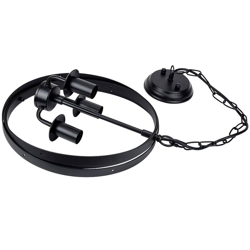 Pendant Light Flush Mounted Adjustable Hanging Ceiling Chandelier Light for Kitchen Island Living Room