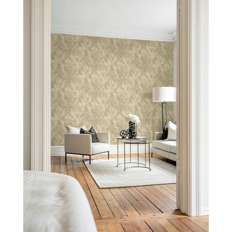 Seabrook Design Demeter Leaf Damask Unpasted Wallpaper