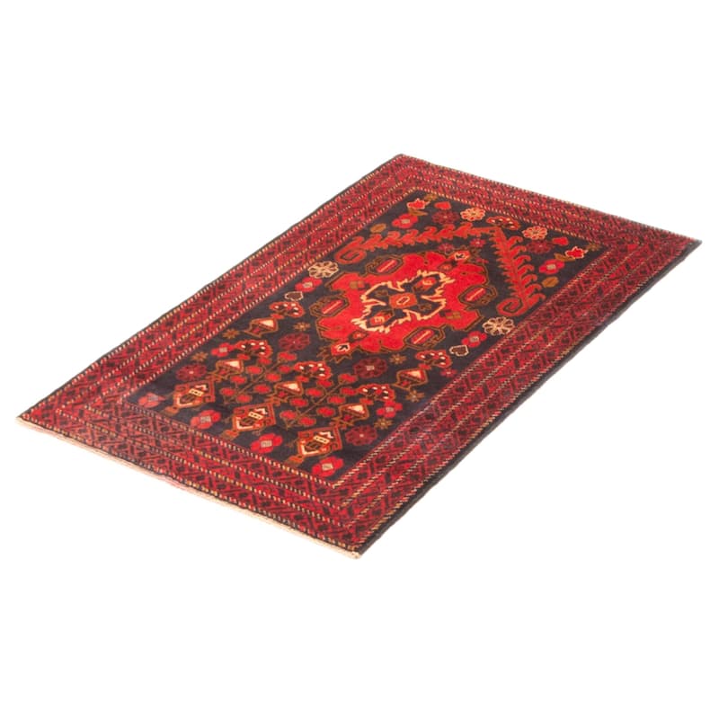 Teimani Black Rug 2'9" x 4'9" - 2'9 x 4'9