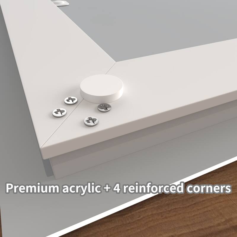 ExBrite LED Bathroom Mirror with Endless Dimming and Anti-Fog