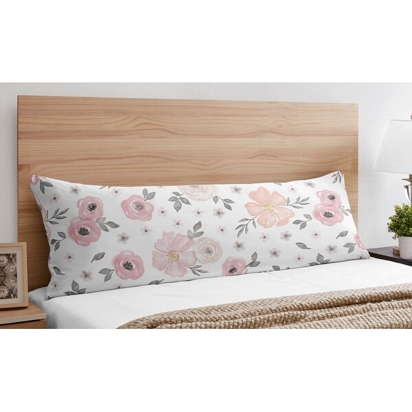 Blush pink body pillow cover on sale