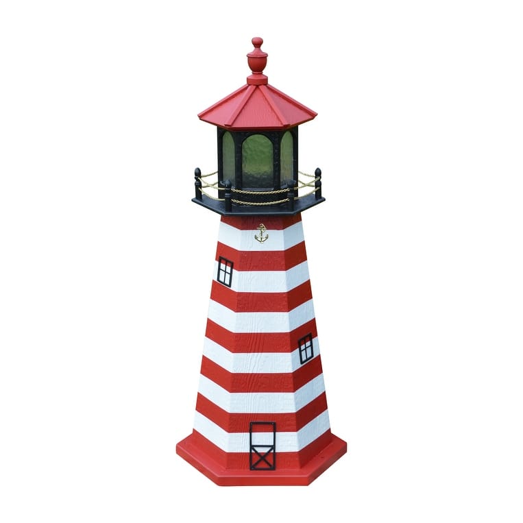 Replica Lighthouse - 3' - West Quoddy, Maine