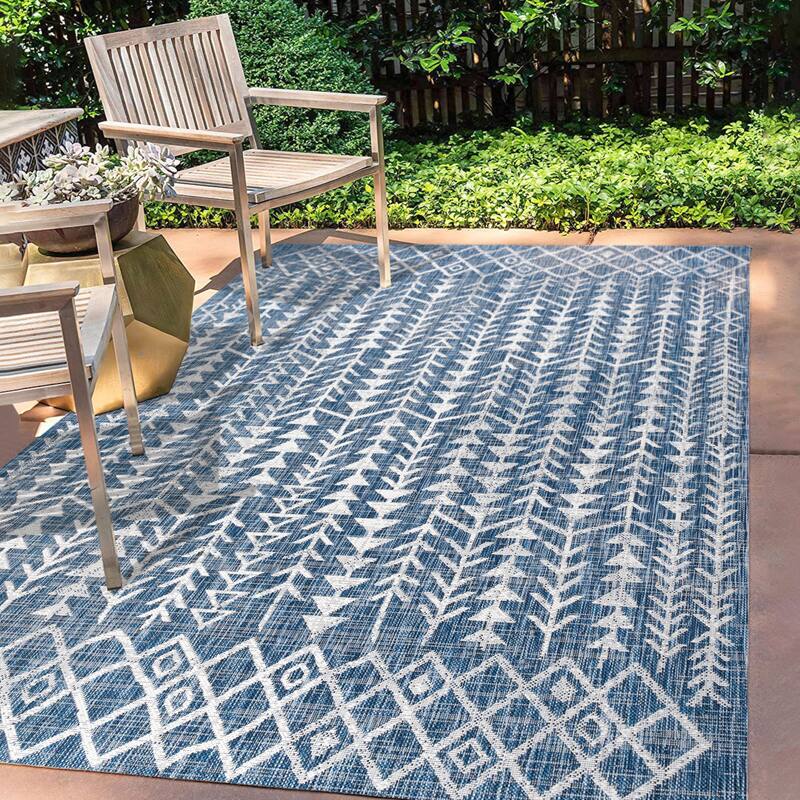 JONATHAN Y Sukie Bohemian Geometric Indoor/Outdoor Area Rug