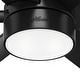 preview thumbnail 7 of 28, Hunter 60" Solaria Outdoor Damp-Rated Ceiling Fan with LED Light Kit and Wall Control - Contemporary, Industrial - ENERGY STAR!