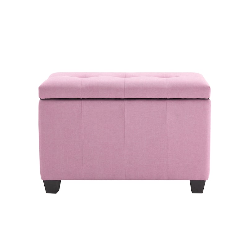 Porthos Home Vivi Fabric Flip Top Storage Bench