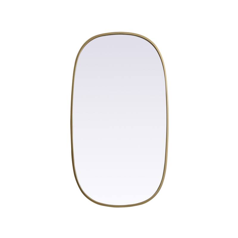 Elegant Lighting MR2B2036 Brynn 20" W x 36" H Modern Oval Bathroom