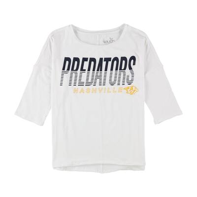 Touch Womens Nashville Predators Graphic T-Shirt,, White, Medium