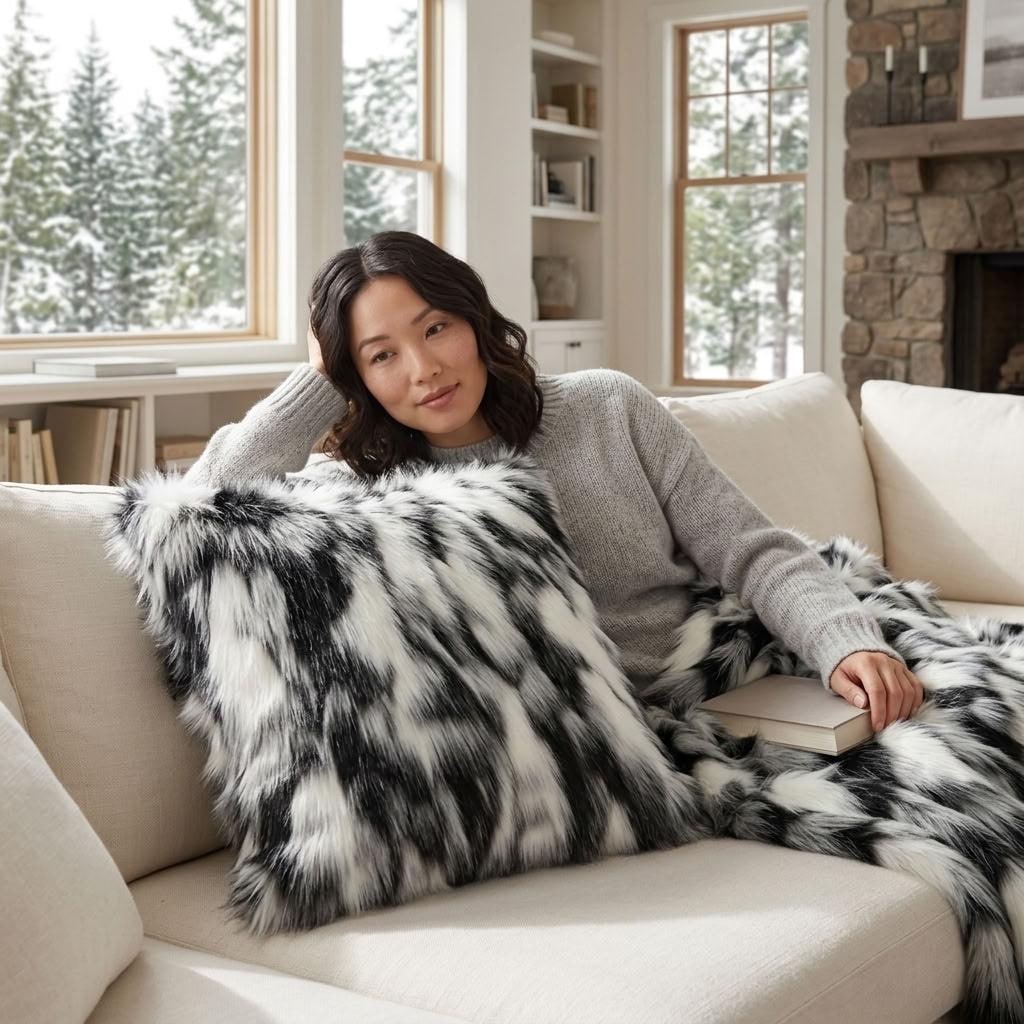 26 x 26 Faux Fur Throw Pillows - Bed Bath & Beyond