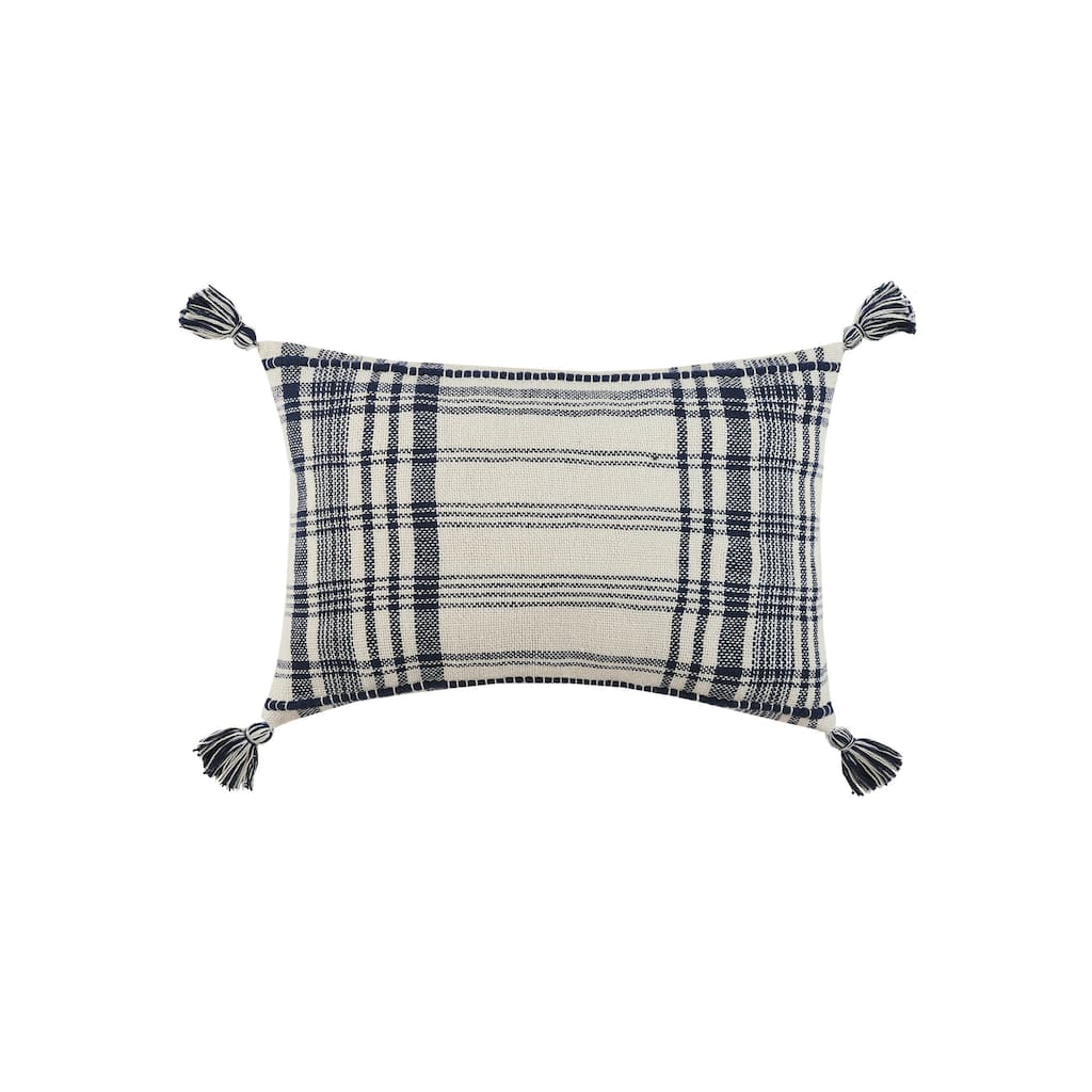 Laurel & Mayfair Danby Ink Woven Pillow, 14x20"