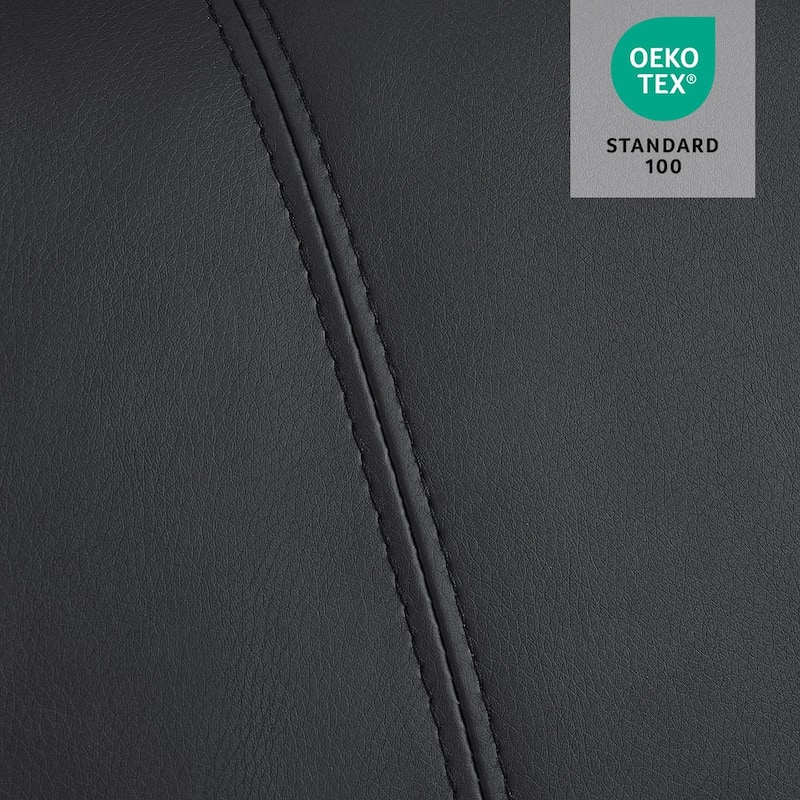 MCombo Large Power Lift Recliner Leather Chair with Massage, Heat, Cup Holders,Extended Footrest, Leather 7516