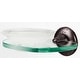 preview thumbnail 1 of 1, Alno Glass Wall Mounted Soap Dish from the Sierra Bath Collection