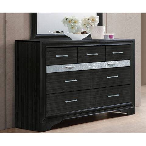 Wooden Naima Dresser with 7 Drawers and 2 Jewelry Drawers