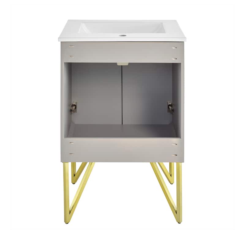 Swiss Madison SM-BV257 Annecy 24" Free Standing Single Basin Vanity