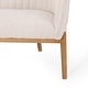 preview thumbnail 13 of 26, Galena Mid-century Modern Glam Loveseat by Christopher Knight Home
