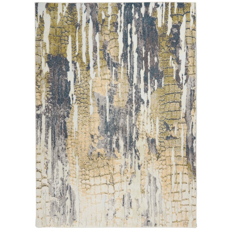 Nourison Trance Abstract Area Rug - 3'11" x 5'11" - Ivory/Multi - Runner/Rectangle