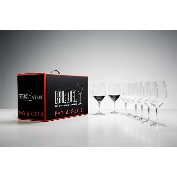 Riedel Vinum Bordeaux Wine Glasses (Set of 8) - Bed Bath & Beyond - 10790869