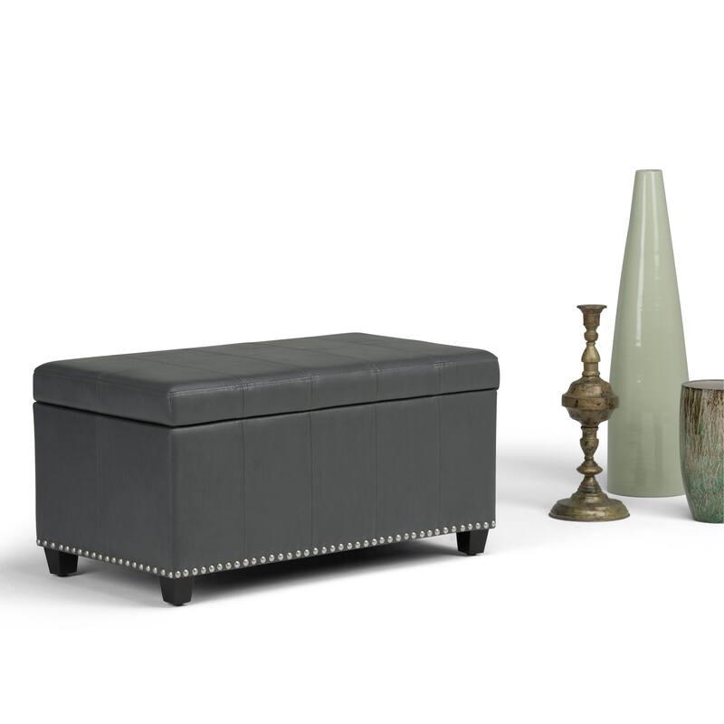 Modern Storage Ottoman Bench for Living Room