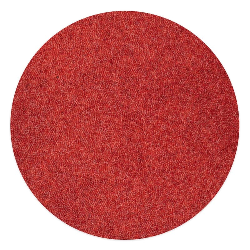 Sparkles Home Luminous Round Rhinestone Placemat - Red