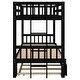 preview thumbnail 12 of 11, Contemporary Style Twin Size over Pull-out Bunk Bed with Trundle,Built-In Ladder and Full-Length Guardrail